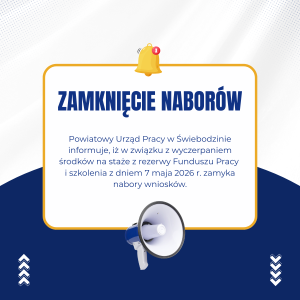 Obrazek dla: Zamknięcie naborów