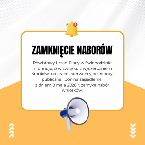 Obrazek dla: Informacja dotycząca zamknięcia naborów