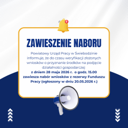 Obrazek dla: Komunikat dotyczący naboru wniosków o dofinansowanie...